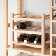 Stojak na 9 butelek wina, lite drewno HUTTEN 700.324.51