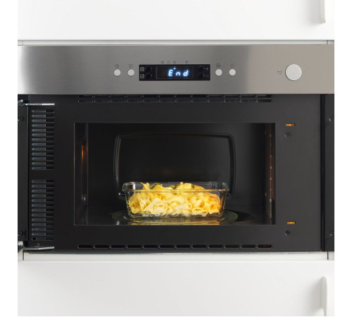 Pojemnik na żywność z pokrywką, prostokąt szkło/bambus IKEA 365+ 092.690.65