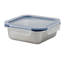 Pojemnik na żywność z pokrywką, kwadrat stal nierdz/plastik IKEA 365+ 095.631.18