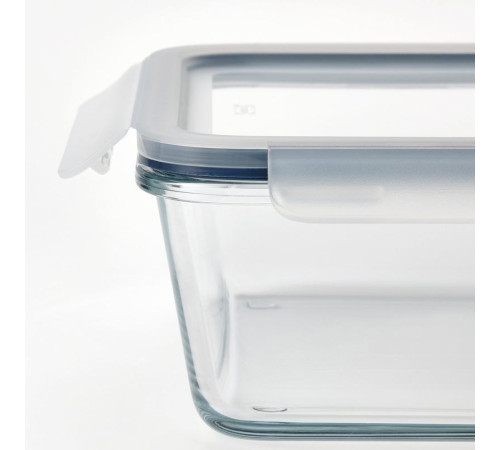 Pojemnik na żywność z pokrywką, prostokąt/szkło plastik IKEA 365+ 192.767.77