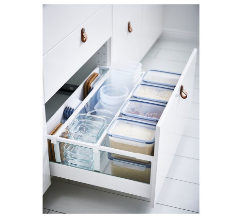 Pojemnik na żywność z pokrywką, prostokąt/plastik IKEA 365+ 992.690.80