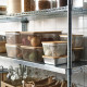 Kosz na jedzenie, metal/jasny szarobrązowy IKEA 365+ 905.996.45