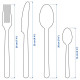 Набор столовых приборов, 24 предмета, нержавеющая сталь, IKEA 365+ 103.997.54