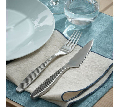 Sztućce do steków kpl. 8 szt., stal nierdz IKEA 365+ 105.406.25
