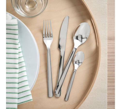 Komplet sztućców, 56 szt., stal nierdz IKEA 365+ 903.997.50