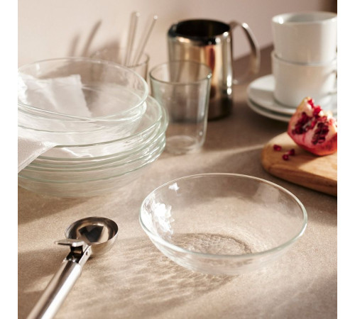 Talerz głęboki, szkło/przezroczysty STRANDKRABBA 106.073.81