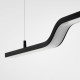 Lampa wisząca LED, smart czarny PILSKOTT 304.778.78