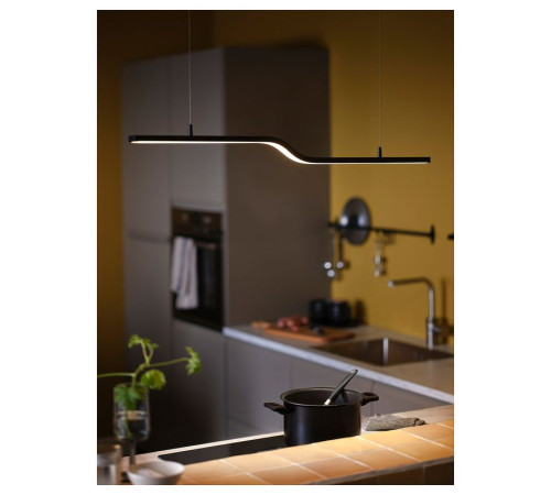 Lampa wisząca LED, smart czarny PILSKOTT 304.778.78