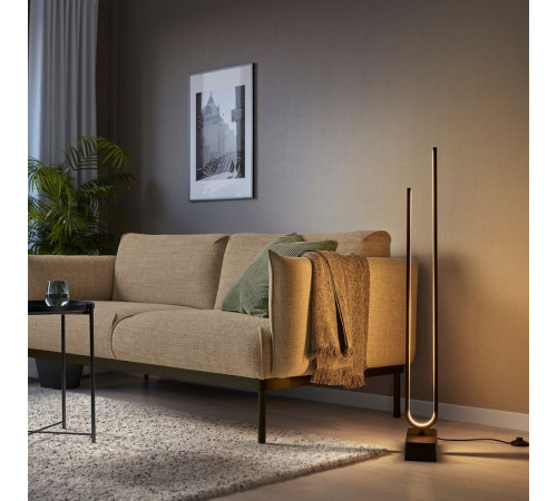 Lampa podłogowa LED, smart czarny PILSKOTT 904.781.20