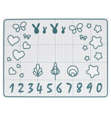 Силиконовый коврик, белый/бирюзовый BAKTRADITION 604.801.67