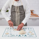 Силиконовый коврик, белый/бирюзовый BAKTRADITION 604.801.67