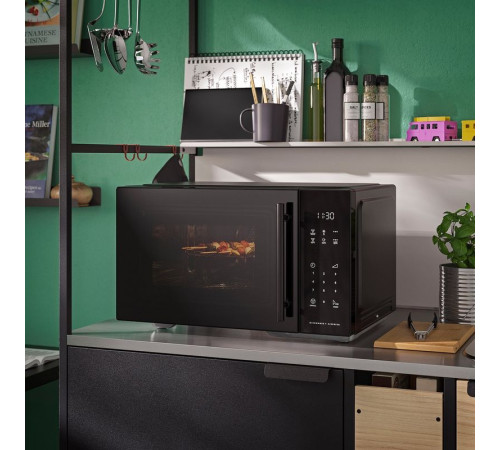 Kuchenka mikrofalowa, funkcja airfryer IKEA 500/czarny GÅTEBO 005.976.55