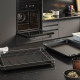 Духовой шкаф с конвекцией и функцией гриля, черный/IKEA 500 SPJUTBO 006.002.76