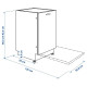 Zmywarka do zabudowy, IKEA 700 KALLBODA 705.480.63