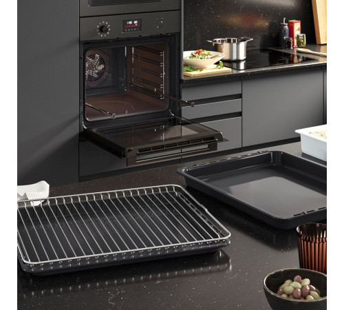 Piekarnik z termoobiegiem, funkcja dodatkowej pary funkcja pieczenia/czarny IKEA 500 FRILLESBO 506.217.09