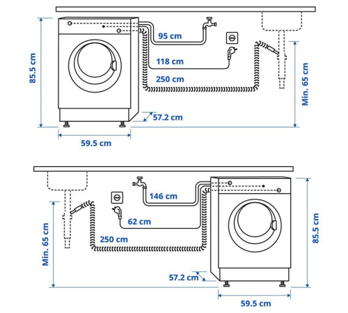 Стиральная машина, IKEA 300 UDDARP 605.237.65