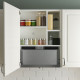 Wbudowany okap kominowy, stal nierdz UNDERVERK 703.891.39