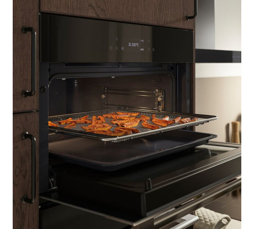 Piekarnik z termoobieg. i mikrofalą, funkcja airfryer funkcja grillowania/stalowy IKEA 700 FRILLESBO 706.002.49