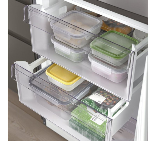 Lodówka/zamrażarka, IKEA 300 wolnostojące/stalowy VINDÅS 105.680.68