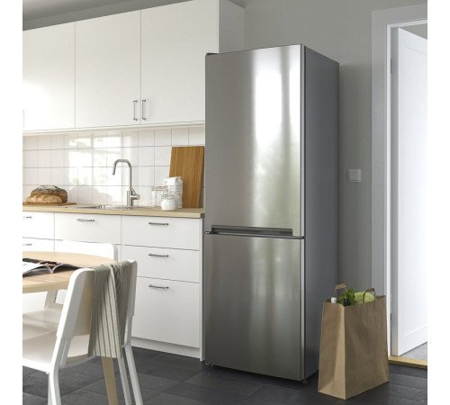 Lodówka/zamrażarka, IKEA 300 wolnostojące/stalowy VINDÅS 105.680.68