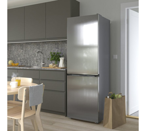 Lodówka/zamrażarka, IKEA 500 wolnostojące/stal nierdz ALINGSÅS 205.679.59