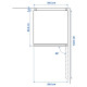 Lodówka/zamrażarka, IKEA 500 wolnostojące/stal nierdz ALINGSÅS 205.679.59
