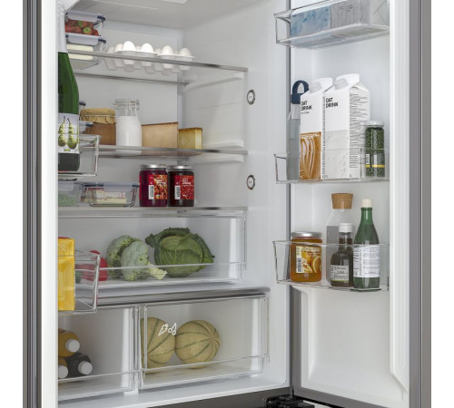 Lodówka/zamrażarka 2 drzwi, IKEA 700 wolnostojące/stal nierdz RIBBENÅS 905.807.59