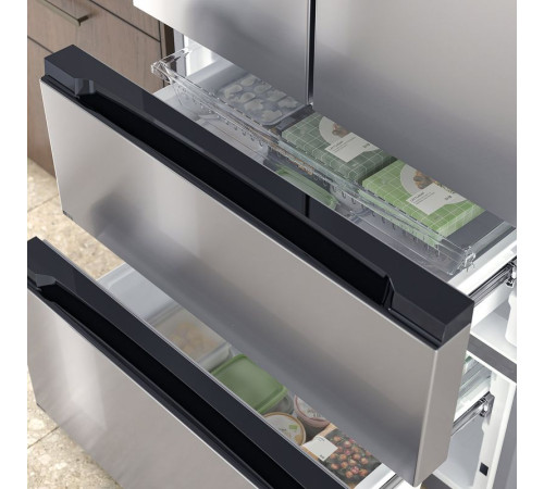 Lodówka/zamrażarka 2 drzwi, IKEA 700 wolnostojące/stal nierdz RIBBENÅS 905.807.59