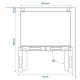 Lodówka/zamrażarka 2 drzwi, IKEA 700 wolnostojące/stal nierdz RIBBENÅS 905.807.59