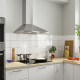 Wyciąg montowany do ściany, stal nierdz RYTMISK 803.889.69