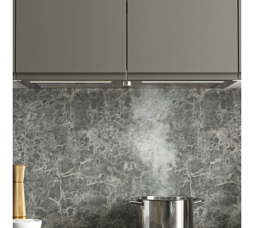 Wbudowany okap kominowy, stal nierdz UNDERVERK 103.939.74
