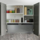 Wbudowany okap kominowy, stal nierdz UNDERVERK 103.939.74