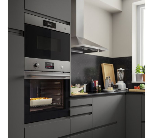 Piekarnik z termoobiegiem, funkcja dodatkowej pary funkcja pieczenia/stalowy IKEA 500 FRILLESBO 106.002.47