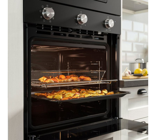 Piekarnik z funkcją konwekcji, funkcja grillowania czarny/IKEA 300 STENABY 406.000.62