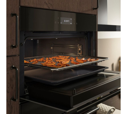 Piekarnik z termoobieg. i mikrofalą, funkcja airfryer funkcja grillowania/czarny IKEA 700 SPJUTBO 406.002.79