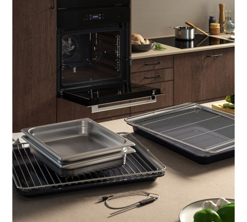Piekarnik z termoobiegiem, funkcja gotowania na parze funkcja airfryer/stalowy IKEA 700 FRILLESBO 406.002.84