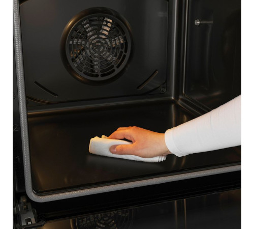 Piekarnik z funkcją konwekcji, z pyrolizą funkcja grillowania/czarny IKEA 300 SPJUTBO 506.002.50