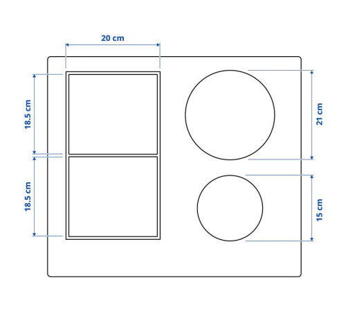 Płyta indukcyjna, IKEA 500 czarny SMAKLIG 504.678.83