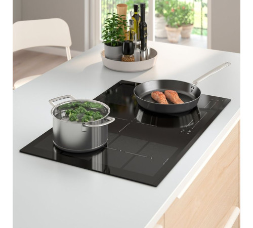Płyta indukcyjna, IKEA 700 czarny BLIXTSNABB 604.678.30