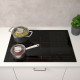 Płyta indukcyjna, IKEA 700 czarny BLIXTSNABB 604.678.30