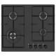 Płyta gazowa, IKEA 500 szkło/czarny VASASTAN 705.234.49