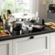 Płyta indukcyjna/wbudow okap, IKEA 300 czarny TÄCKNAN 006.072.87