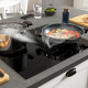 Płyta ind/zint okap z zest d pochła, IKEA 300/czarny TÄCKNAN 096.124.68