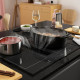 Płyta ind/zint okap z zest d pochła, IKEA 500/czarny TÄCKNAN 096.125.00