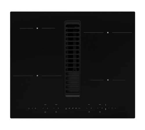 Płyta indukcyjna/wbudow okap, IKEA 300 czarny TÄCKNAN 105.986.35