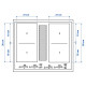 Płyta indukcyjna/wbudow okap, IKEA 500 czarny TÄCKNAN 806.072.88