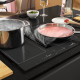 Płyta indukcyjna/wbudow okap, IKEA 500 czarny TÄCKNAN 905.986.36