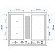 Płyta indukcyjna/wbudow okap, IKEA 500 czarny TÄCKNAN 905.986.36