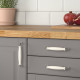 Ручка, кремовый/хром KLINGSTORP 905.536.85