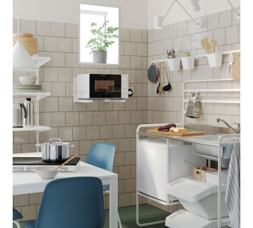 Микроволновая печь, белый TILLREDA 504.867.92
